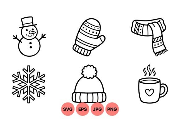 Download Winter Cozy Clipart Collection - Collection Collection