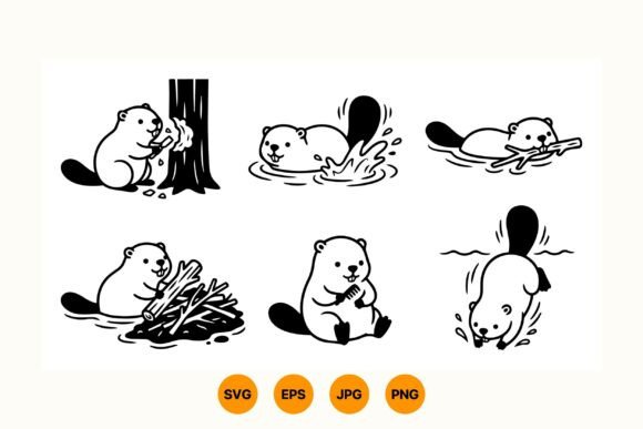 Download Cute Beaver Clipart Collection - Collection Collection