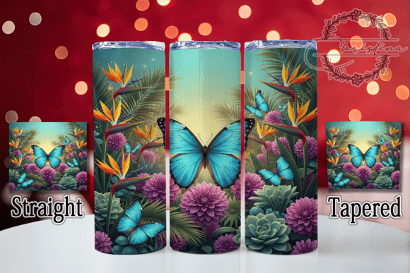 Download Colorful Butterfly Animal Lovers Tumbler - Butterfly Collection