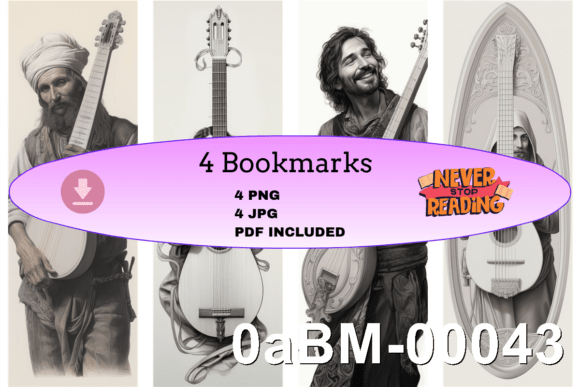 Download Lute Players Bookmark Collection - Collection Collection