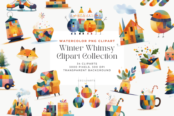 Download Winter Whimsy Clipart Collection - Collection Collection